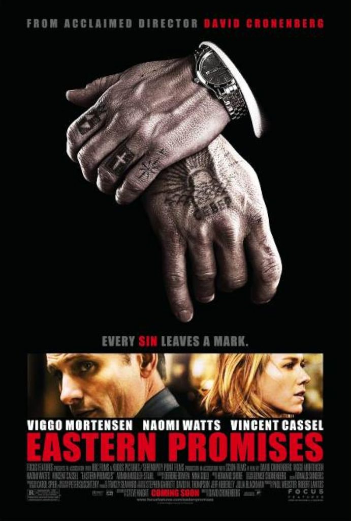 Eastern Promises movie poster located on MR. X website.