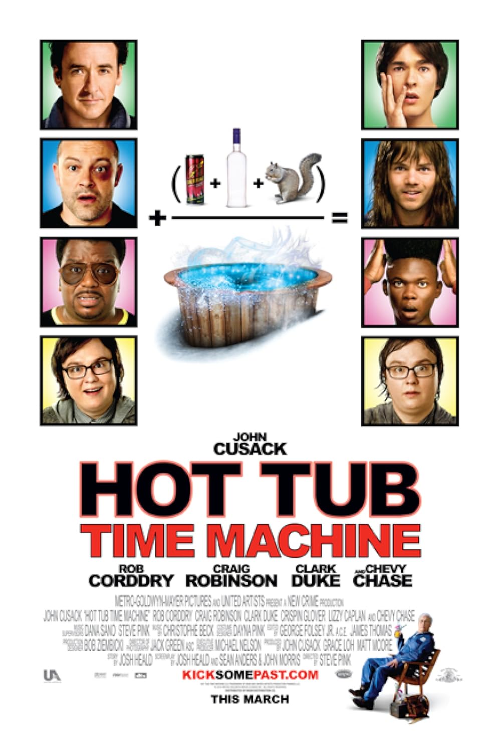 Hot Tub Time Machine movie poster located on MR. X website.
