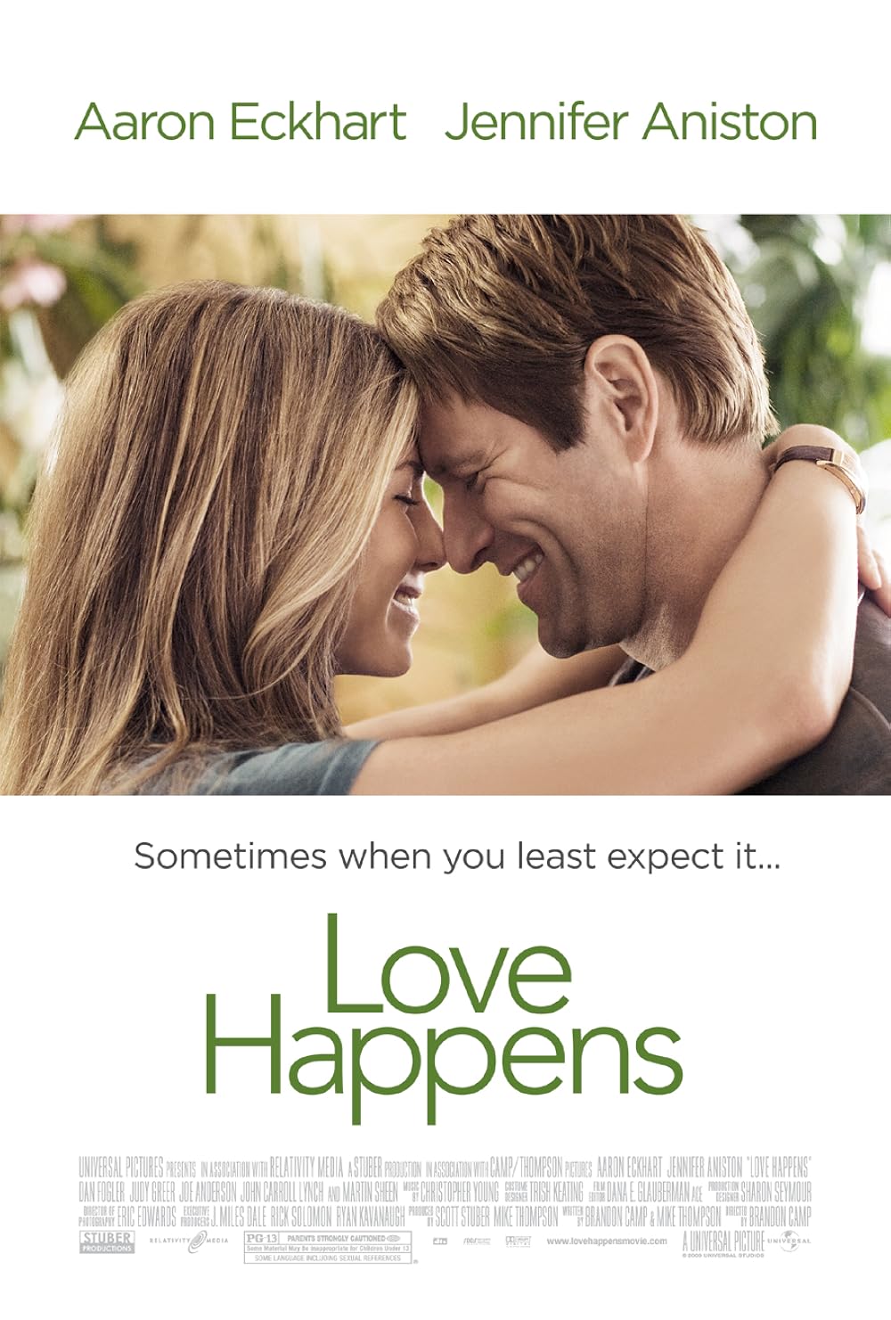 Love Happens movie poster located on MR. X website.