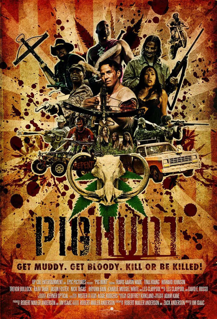 Pig Hunt movie poster located on MR. X website.
