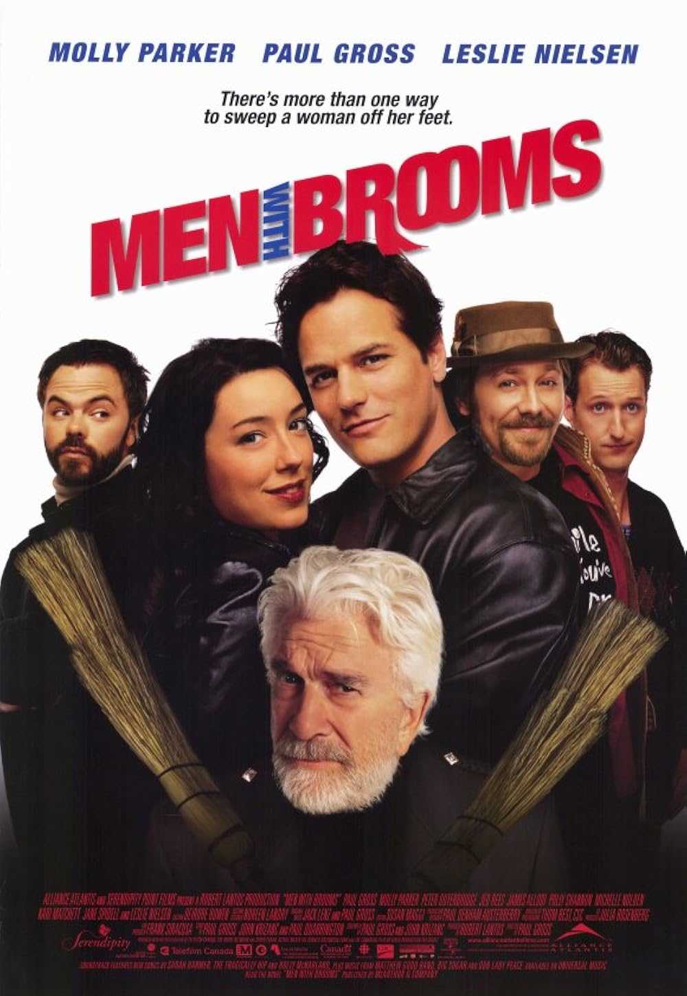 Men with Brooms movie poster located on MR. X website.