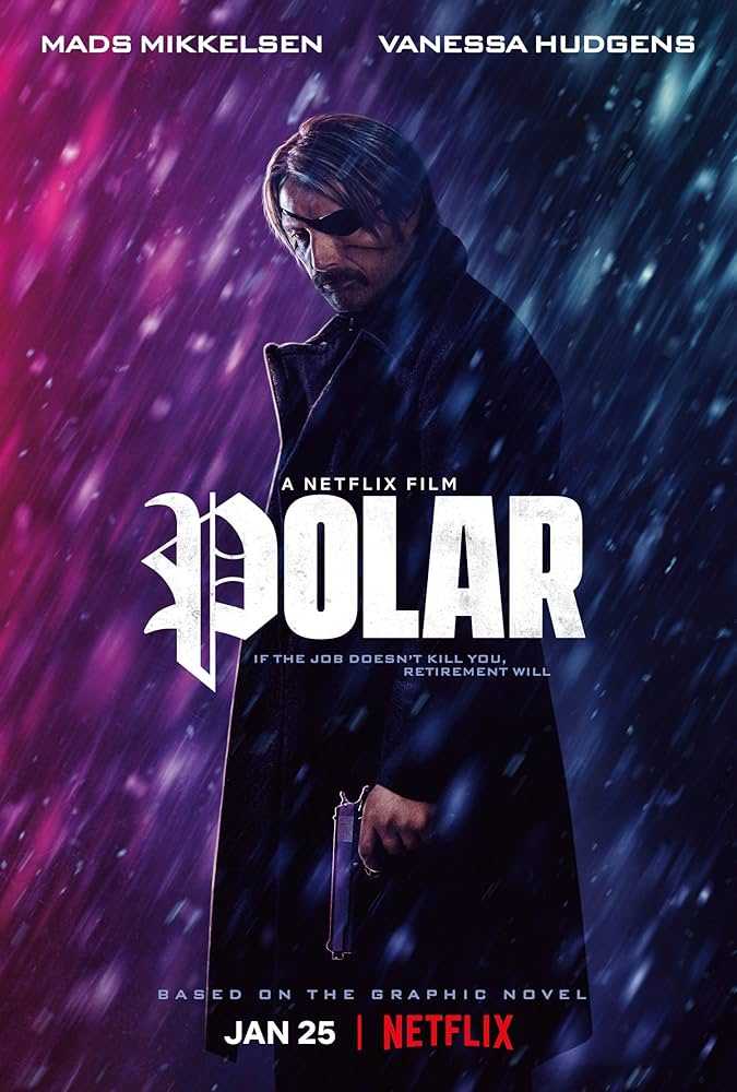Polar Netflix film poster located on MR. X website.