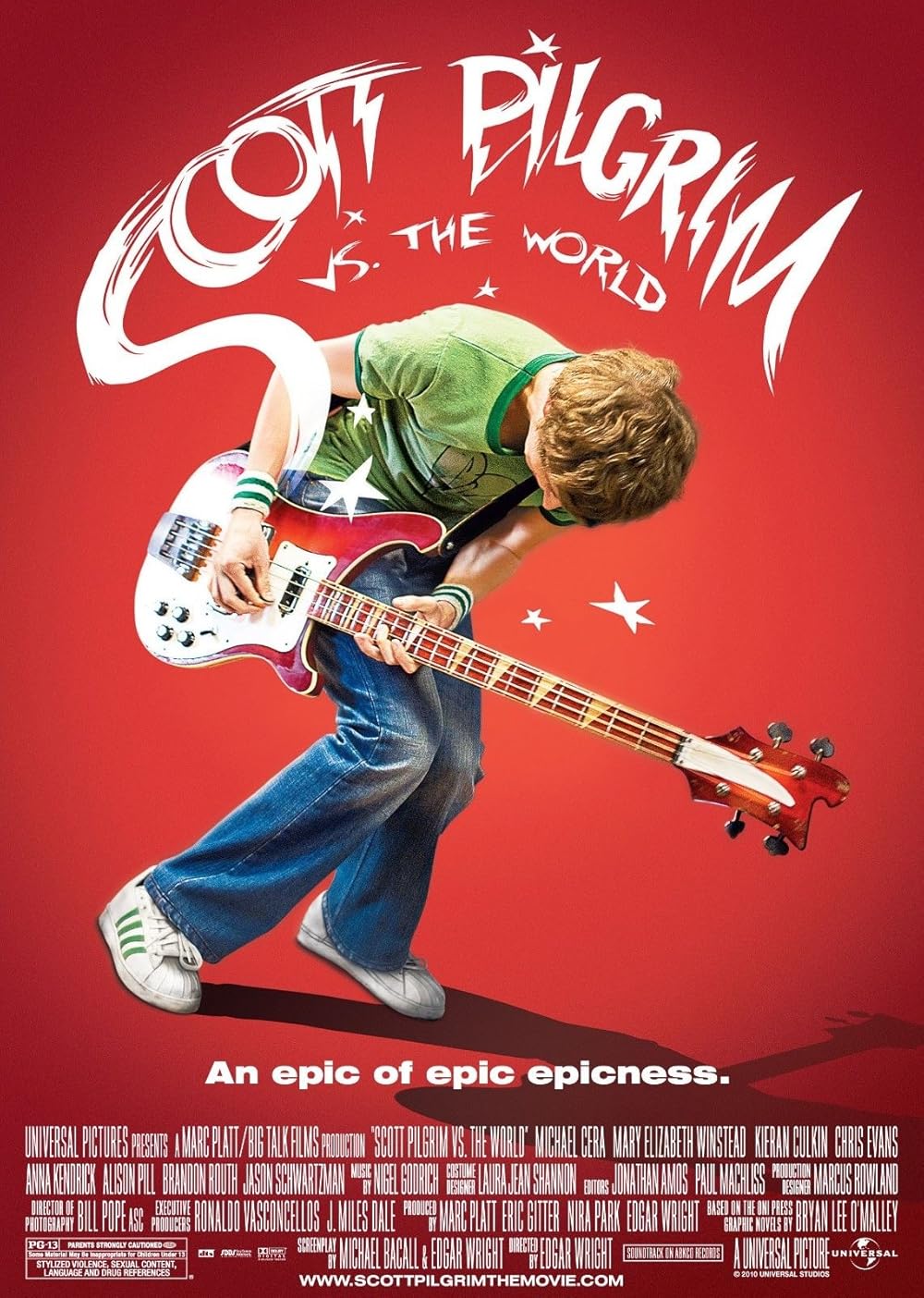 Scott Pilgrim vs. the World movie poster located on MR. X website.