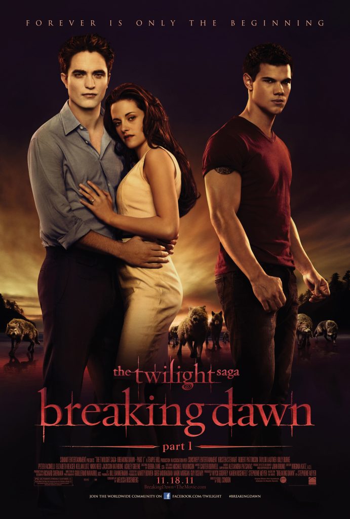 The Twilight Saga: Breaking Dawn - Part 1 movie poster located on MR. X website.