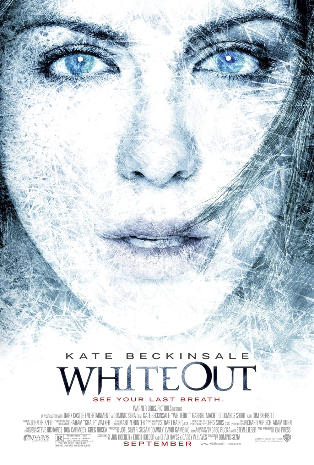 White Out movie poster located on MR. X website.