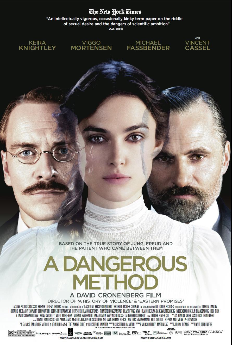 A Dangerous Method movie poster located on MR. X website.
