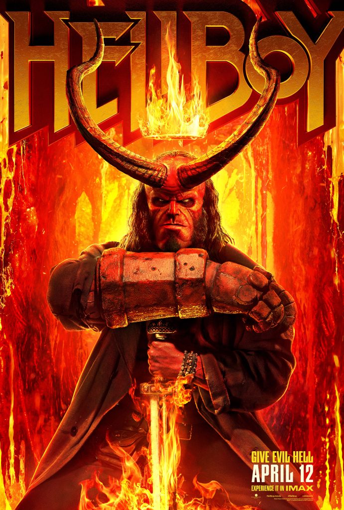 The Hellboy movie poster located on MR. X website.